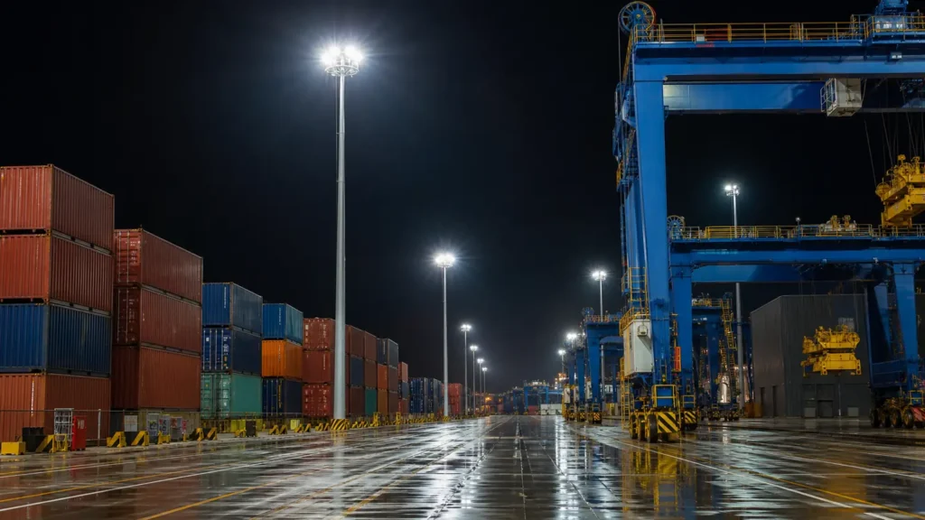 Sea Freight from China to Praia, Cape Verde — cargo handling at the departure terminal
