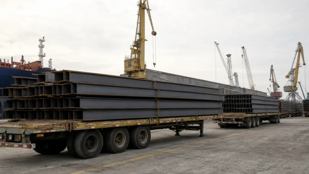 Container terminal operations used on the China to Mafeteng (Lesotho) freight lane