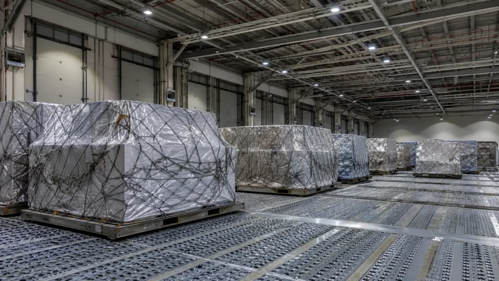 Container yard operations used on the China to Switzerland (Switzerland) freight lane