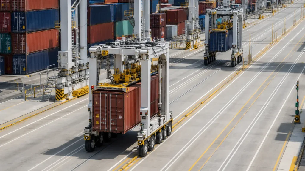Sea freight operations on the China to Canada lane