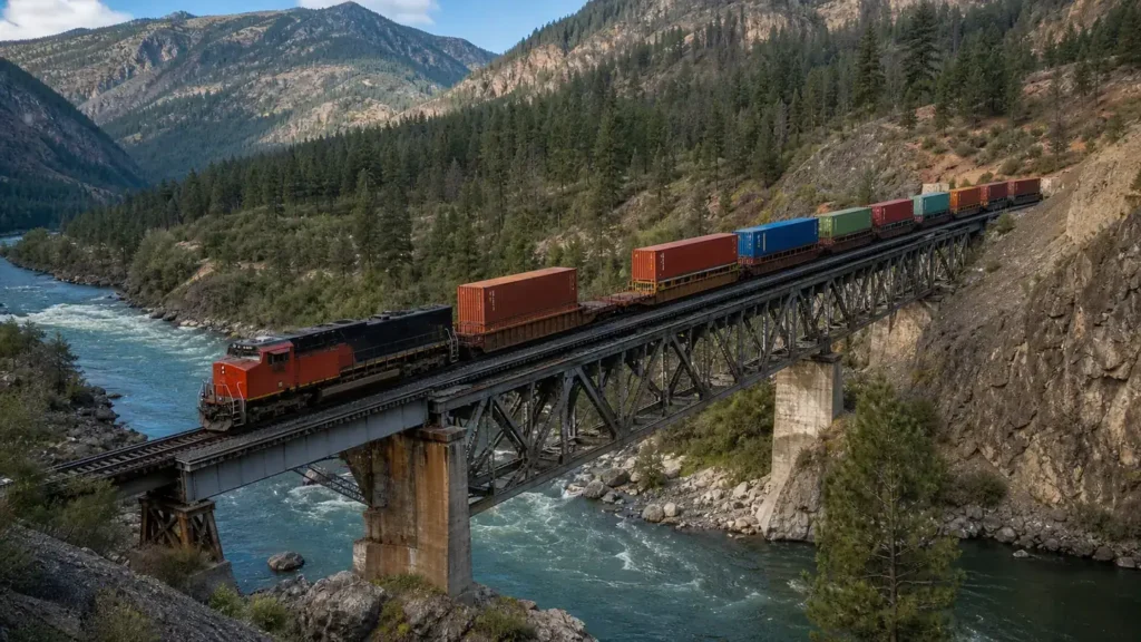 Rail Freight from China to Luang Prabang, Laos — cargo handling at the departure terminal