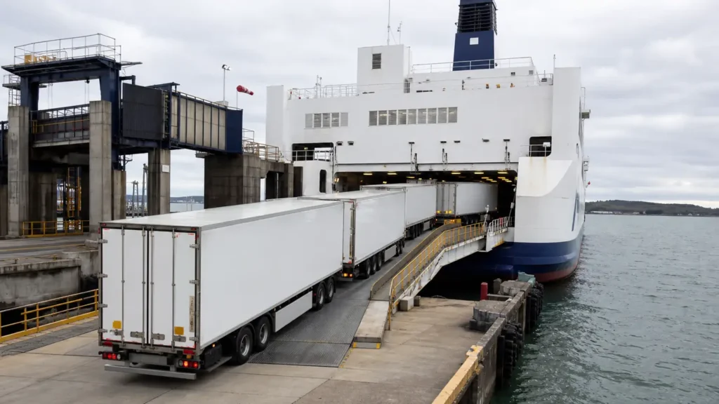 Sea freight operations on the China to Canada lane