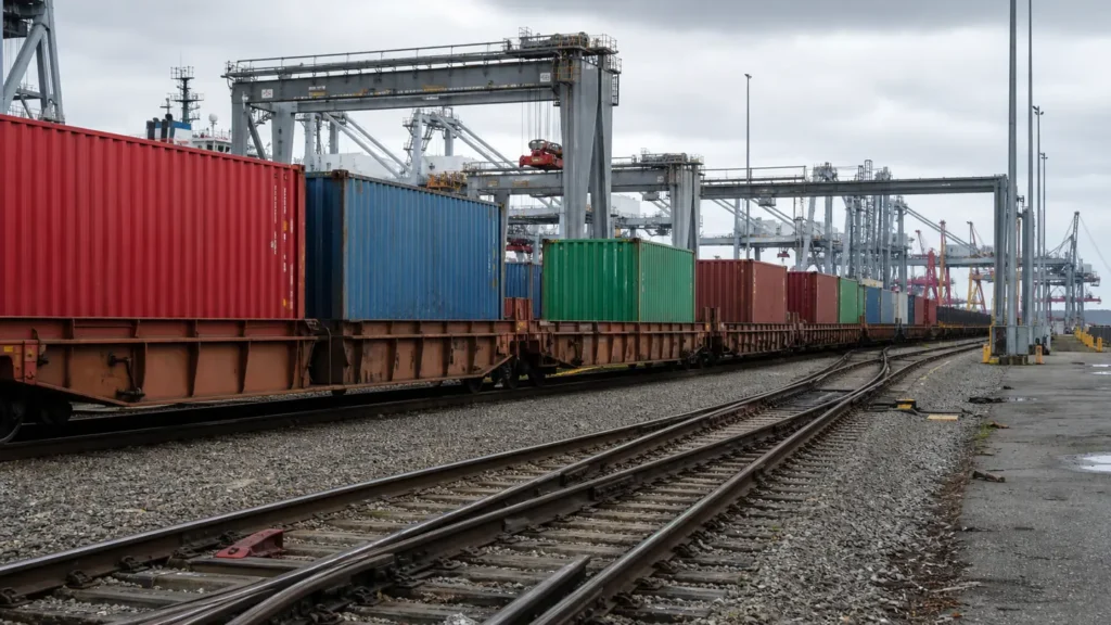 Sea Freight from China to Paphos, Cyprus — cargo handling at the departure terminal